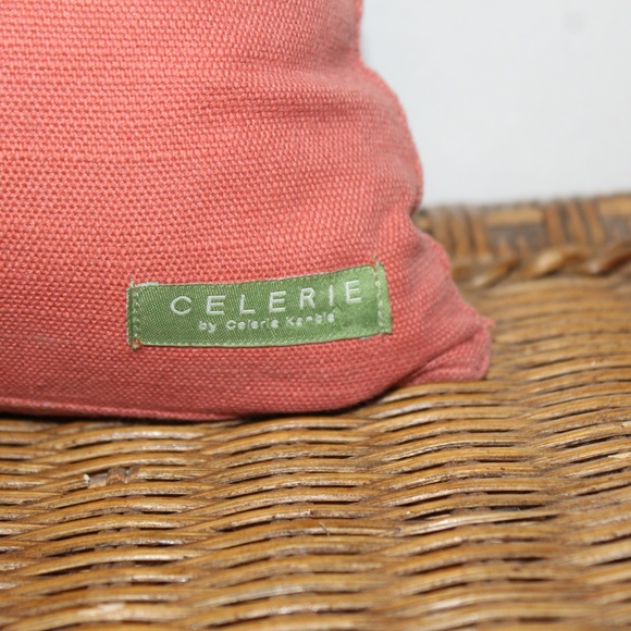Celerie by Celerie Kemble Lumbar Embroidered Pillow. - Picture 6 of 12